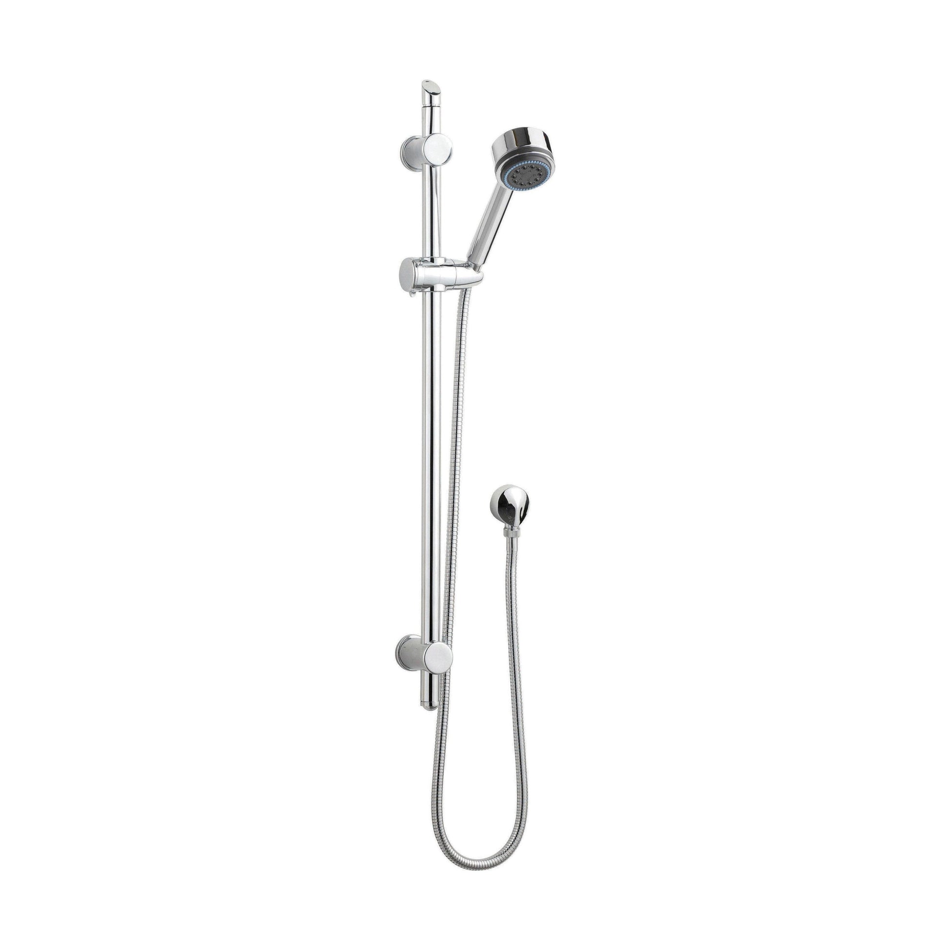 [BSSR042] Slide Rail Shower Kit with Multi Function Head & Outlet Elbow - Chrome - Cutout