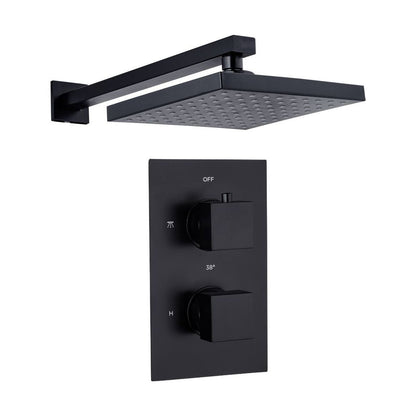 [BSTSS202] Bojac Conc Thermo Shower Set BLK - Cutout