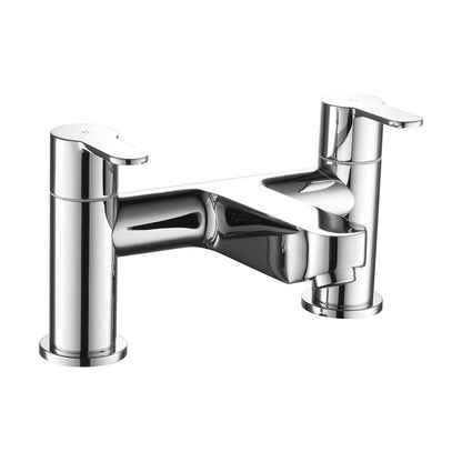 [BT9004] Modern Bathroom Round Deck Mounted Bath Filler Tap - Choice of Colour - Cutout