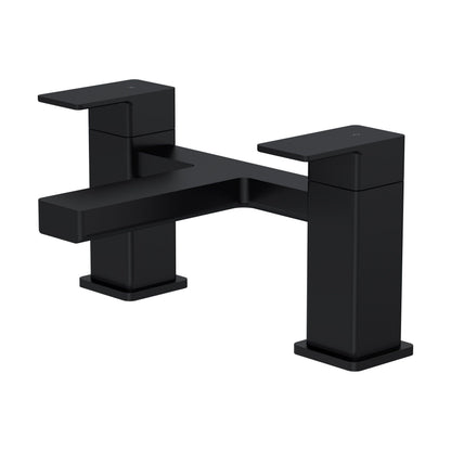 [BTC403] Milldale Square Dual Lever Deck Mounted Bath Filler Tap - Choice of Finish - Cutout