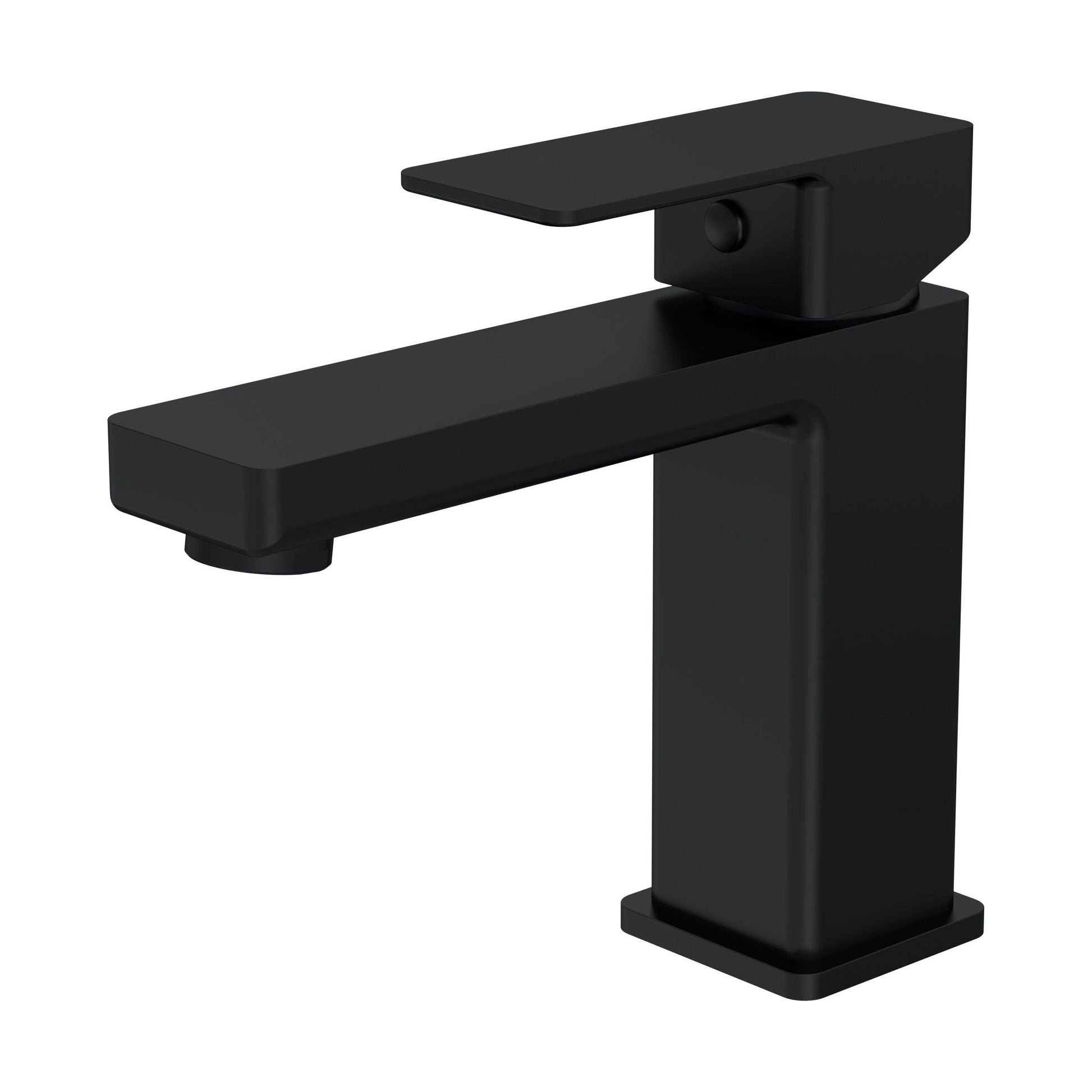 [BTC405] Milldale Contemporary Square Mono Basin Mixer Bathroom Sink Tap with Push Button Waste - Cutout