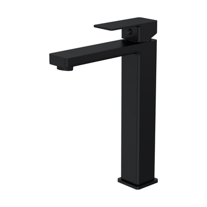 [BTC470] Milldale Contemporary Square Tall High Rise Mono Basin Mixer Tap - Choice of Finish - Cutout
