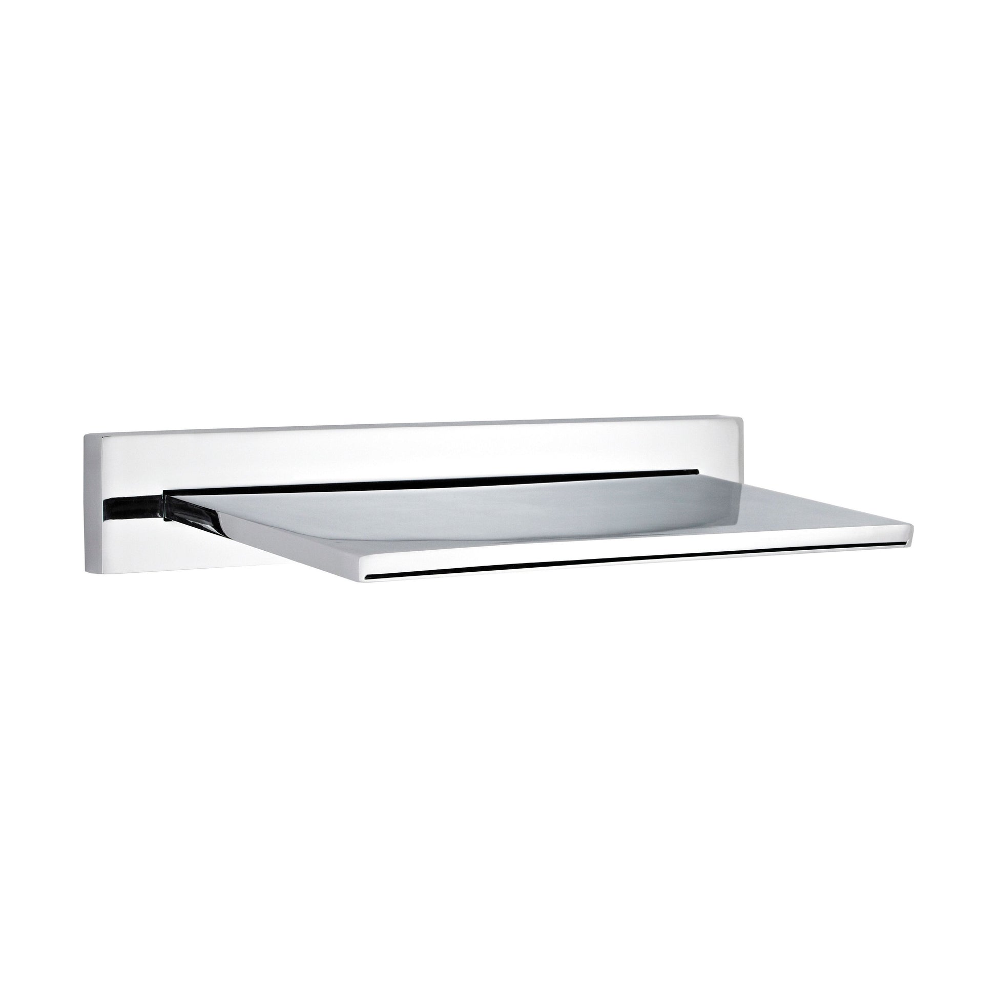 [BTCA300] Bathroom Wall Mount Waterfall Bath Filler Spout - Chrome - Cutout