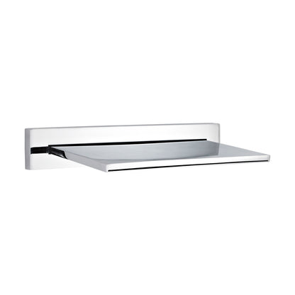 [BTCA300] Bathroom Wall Mount Waterfall Bath Filler Spout - Chrome - Cutout