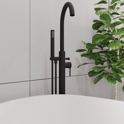 [BTCN421X] Levedale Floor Standing Bath Shower Mixer Tap with Shower Kit - Choice of Colour - Lifestyle 3