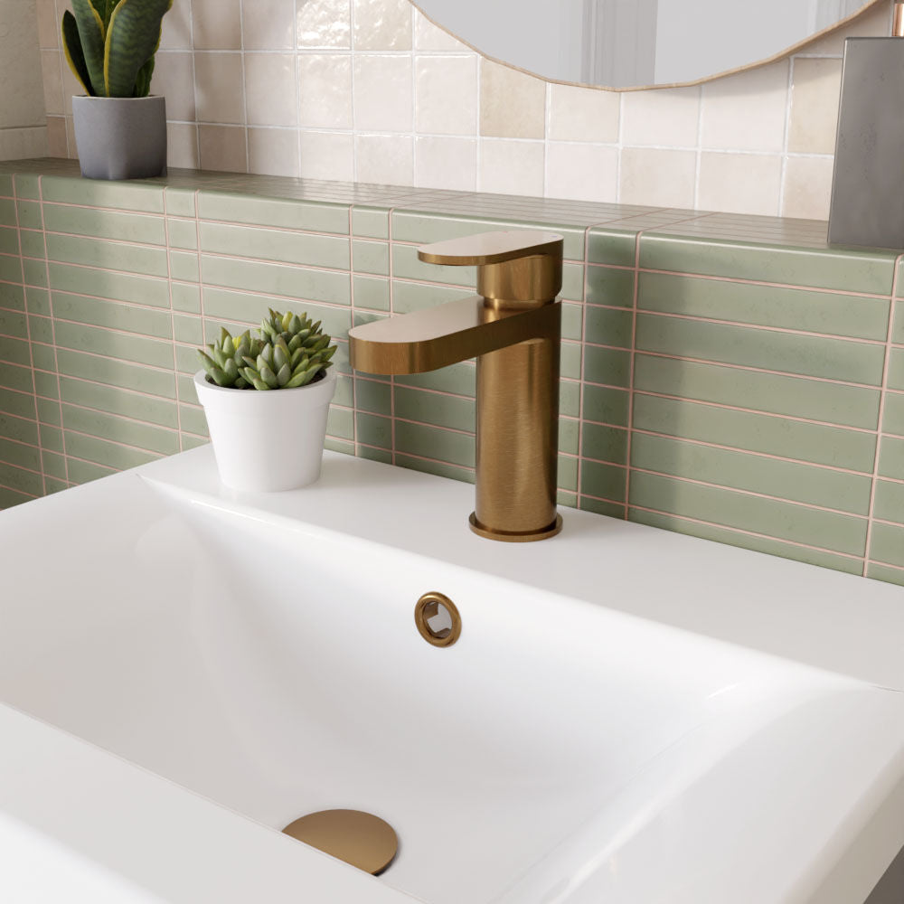 [BTCU1505] Enville Bathroom Mono Basin Sink Mixer Tap - Choice of Finish - Lifestyle 3