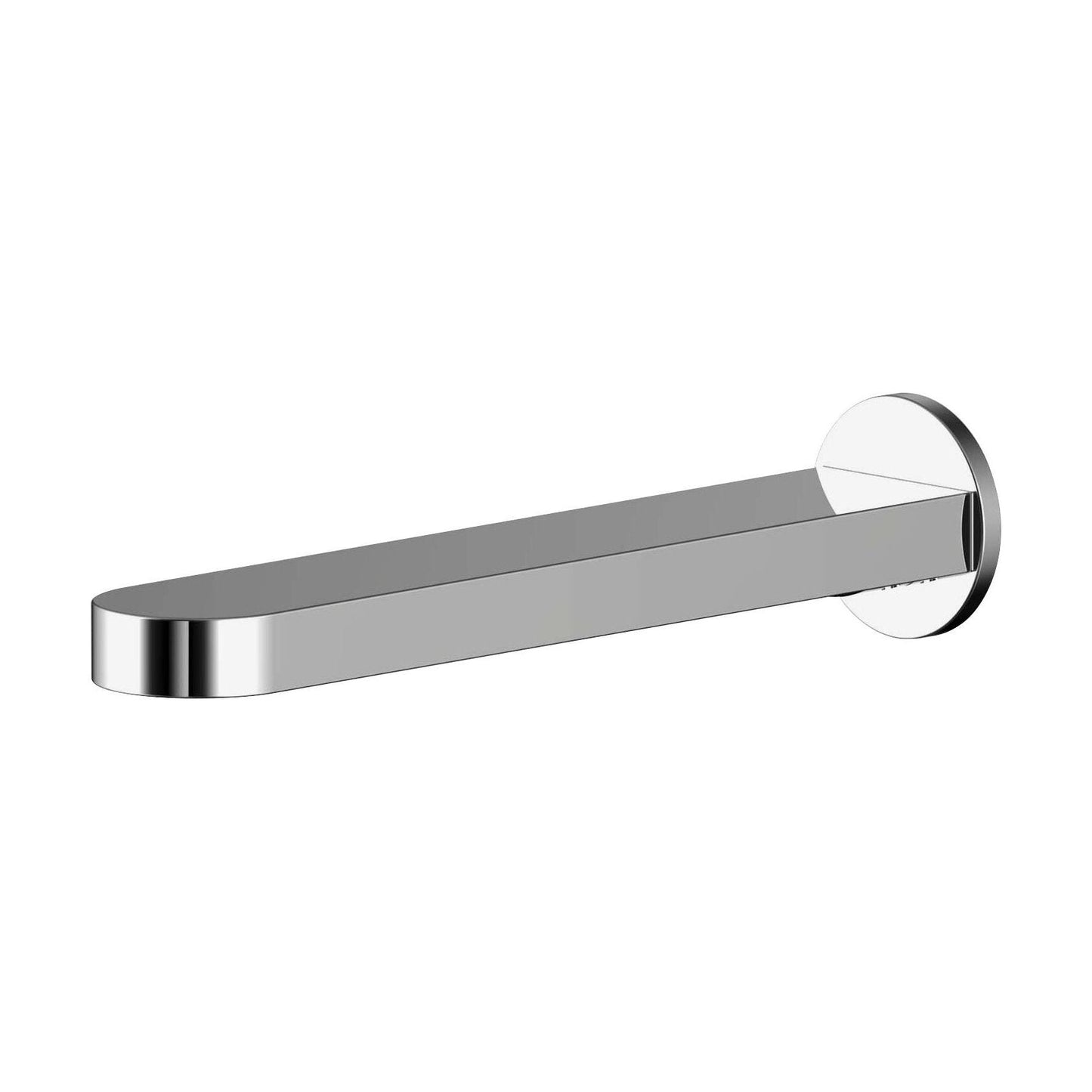[BTCU300] Balterley Current Modern Round Wall Mounted Bath Spout with Smooth Water Flow Design - Polished Chrome Finish - Cutout