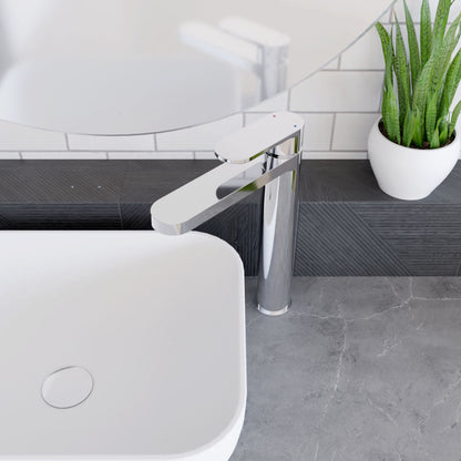 [BTCU370] Enville Round High Rise Mono Basin Mixer Tap - 290 x 57 x 187mm - Choice of Finish - Lifestyle 2