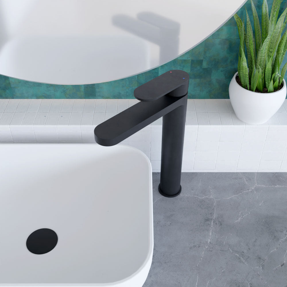 [BTCU470] Enville Round High Rise Mono Basin Mixer Tap - 290 x 57 x 187mm - Choice of Finish - Lifestyle 2