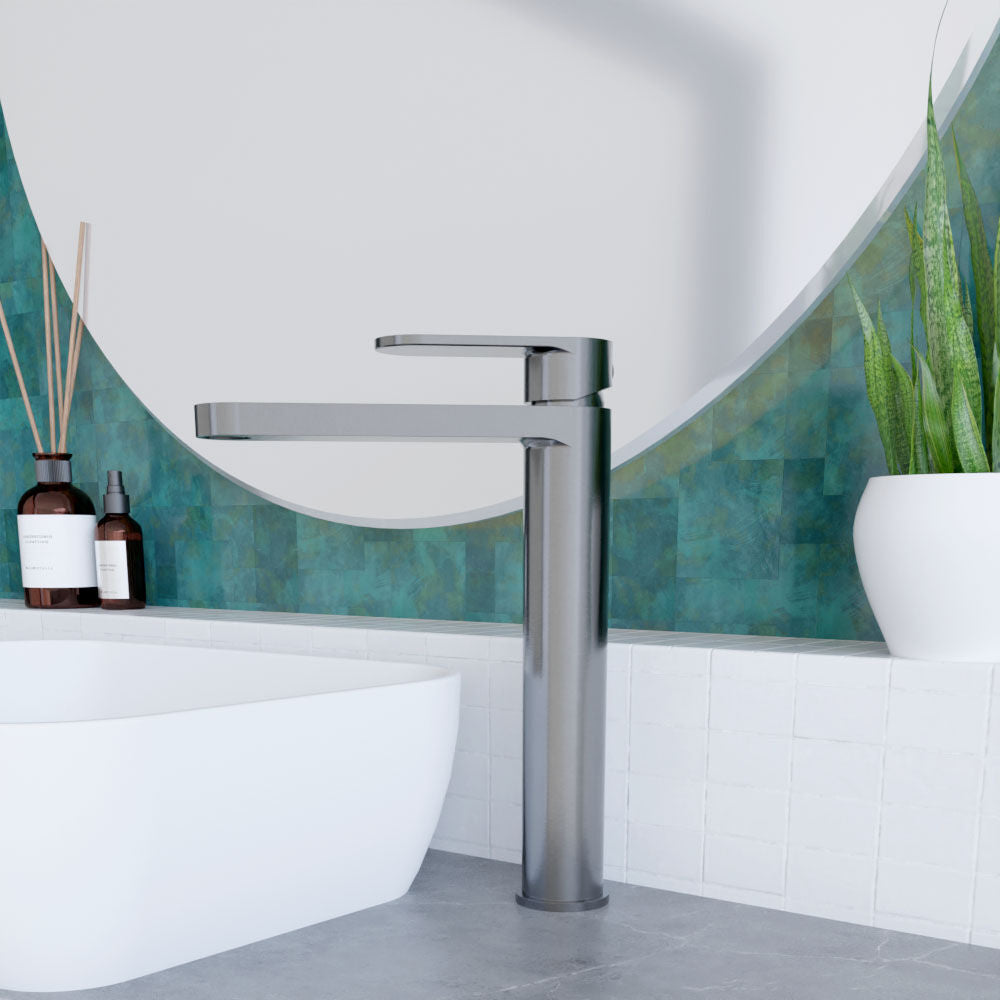 [BTCU770] Enville Round High Rise Mono Basin Mixer Tap - 290 x 57 x 187mm - Choice of Finish - Lifestyle 3