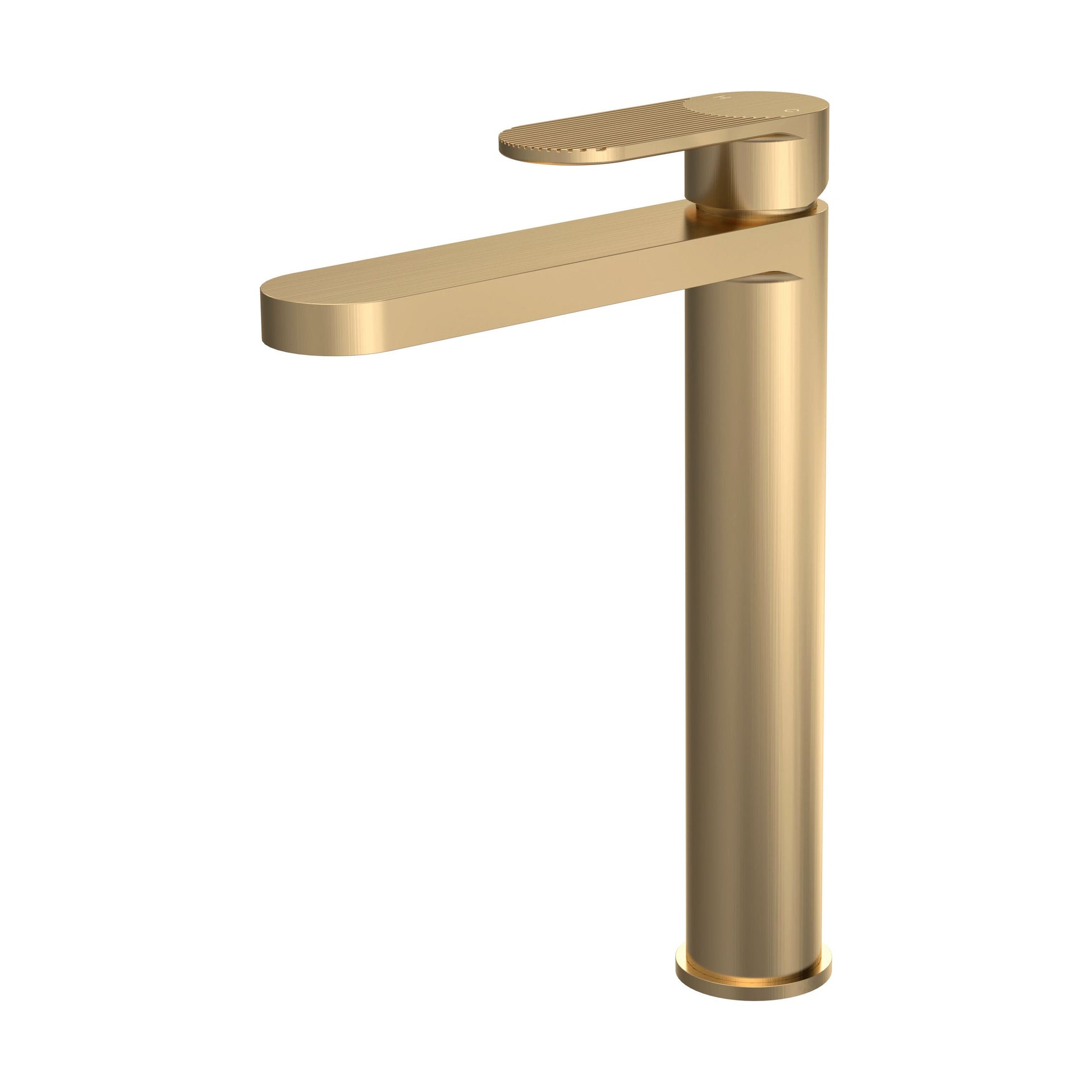 [BTCU870F] Fluted High Rise Mono Basin Mixer - Cutout