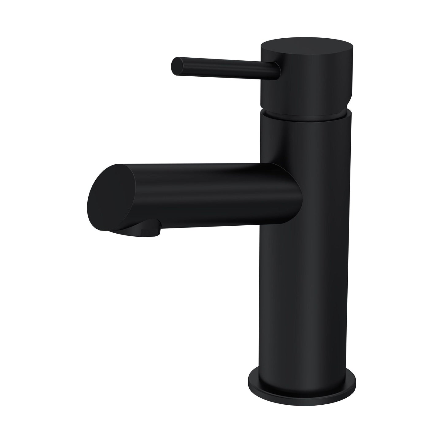 [BTE405] Wetley Minimalist Round Mono Basin Mixer Tap & Push Button Waste - Choice of Finish - Cutout