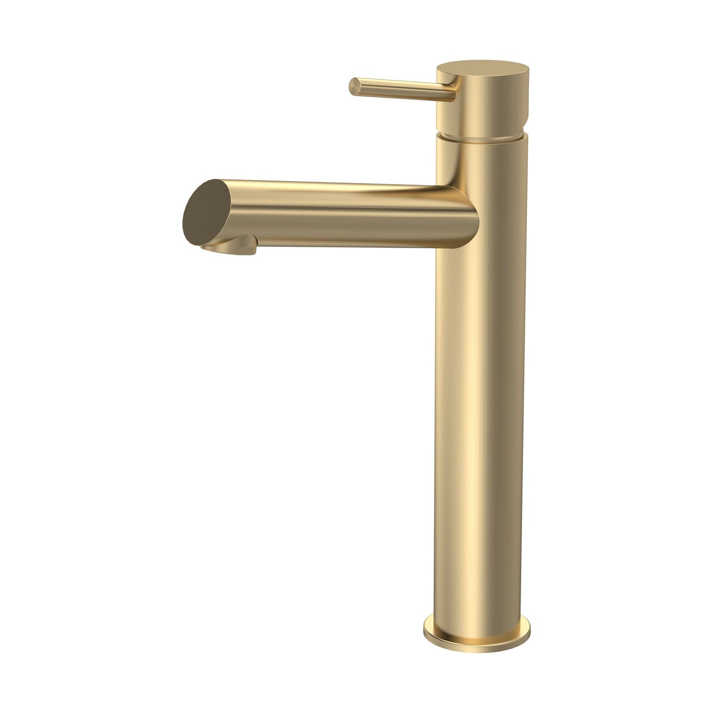 [BTE870] Wetley Minimalist Round Tall Mono Basin Mixer Tap - Choice of Finish - Cutout