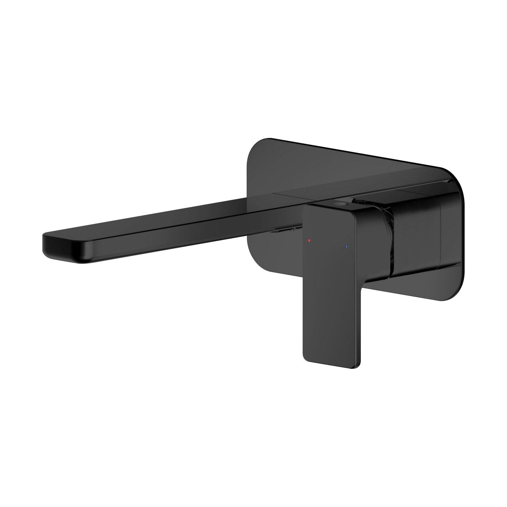 [BTEM428] Swinscoe Contemporary Square Wall Mounted 2 Tap Hole Basin Mixer Tap - Choice of Finish - Cutout