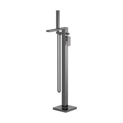 [BTEM721] Swinscoe Contemporary Square Freestanding Bath Shower Mixer Tap with Kit - Choice of Colour - Cutout