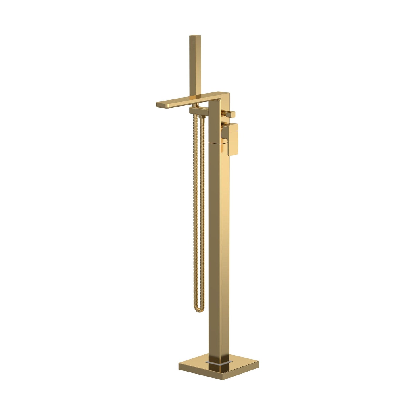 [BTEM821] Swinscoe Contemporary Square Freestanding Bath Shower Mixer Tap with Kit - Choice of Colour - Cutout