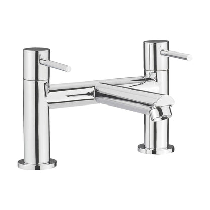 [BTEV313] Balterley Evian Luxury Round Deck Mounted Bath Filler Tap - Chrome - Cutout