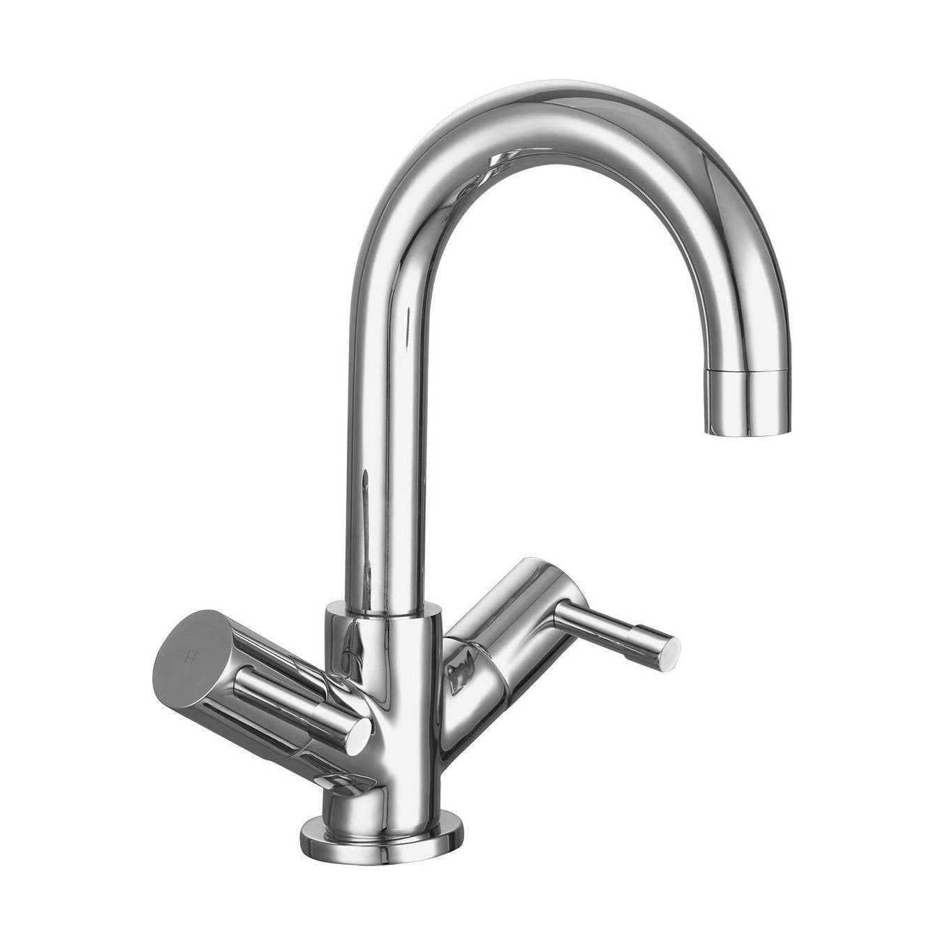 [BTEV317] Balterley Evian Round Mono Lever Basin Mixer Tap - Chrome - Cutout