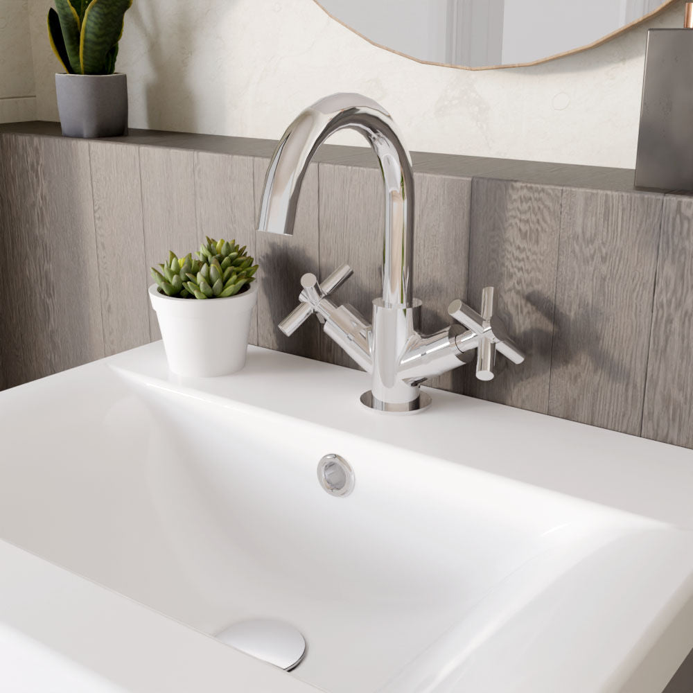 [BTEV317] Balterley Evian Round Mono Lever Basin Mixer Tap - Chrome - Lifestyle 3