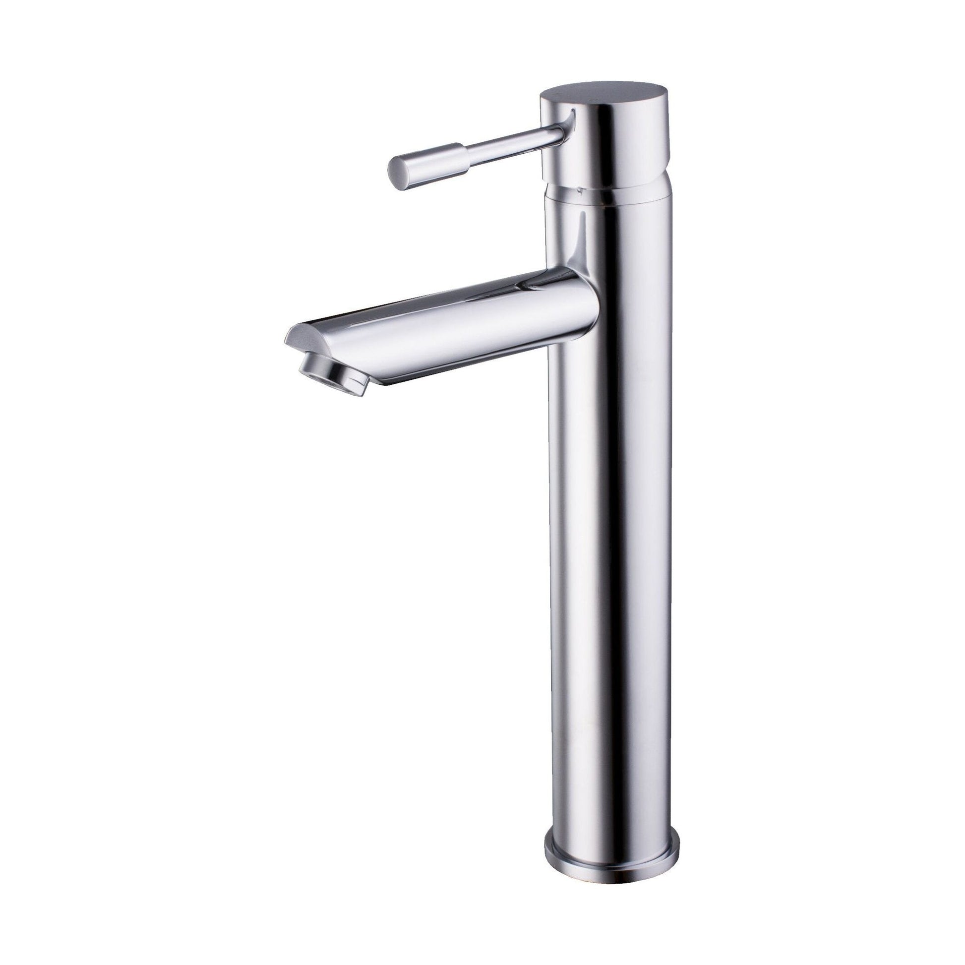 [BTEV319] Balterley Evian Round Tall Lever Mono Basin Mixer Tap - Chrome - Cutout
