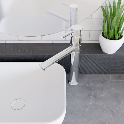 [BTEV319] Balterley Evian Round Tall Lever Mono Basin Mixer Tap - Chrome - Lifestyle 2