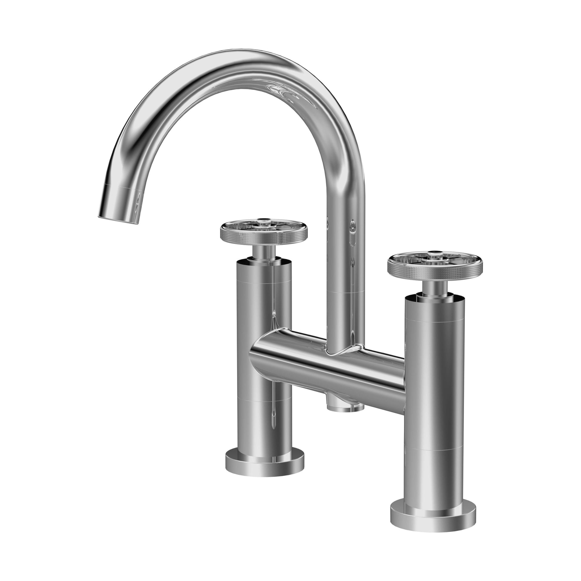 [BTIW353] Industrial Deck Mounted Bath Filler - Cutout