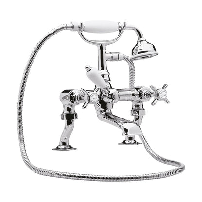 [BTKI303X] Balterley Hanchurch Bath Shower Mixer Tap - Chrome or Brushed Brass - Cutout