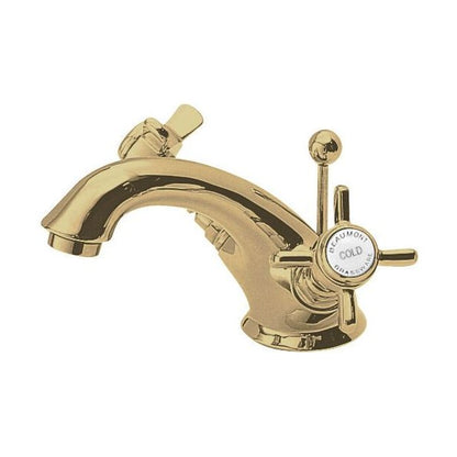 [BTKI805X] Balterley Hanchurch Traditional Mono Basin Mixer Tap - Chrome or Brushed Brass - Cutout