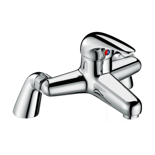 [BTOD303] Balterley Willow Single Lever Deck Mounted Bath Filler Tap - Chrome - Cutout