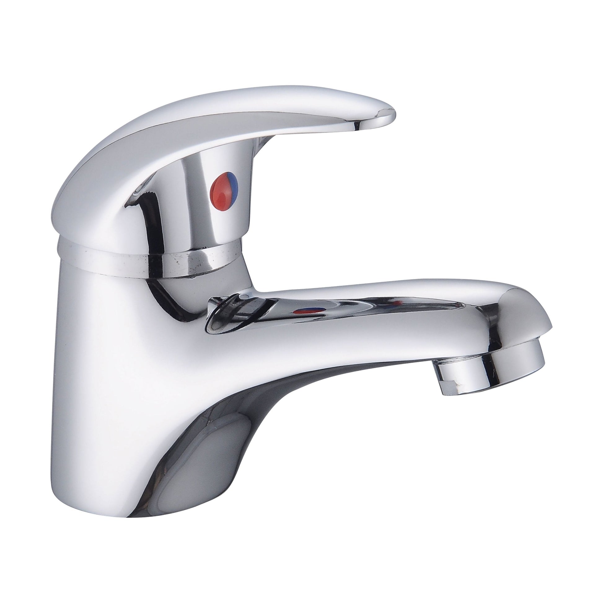[BTOD345] Balterley Willow Single Lever Mono Basin Mixer Tap with Push Button Waste - Chrome - Cutout
