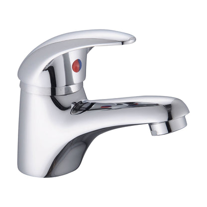 [BTOD345] Balterley Willow Single Lever Mono Basin Mixer Tap with Push Button Waste - Chrome - Cutout