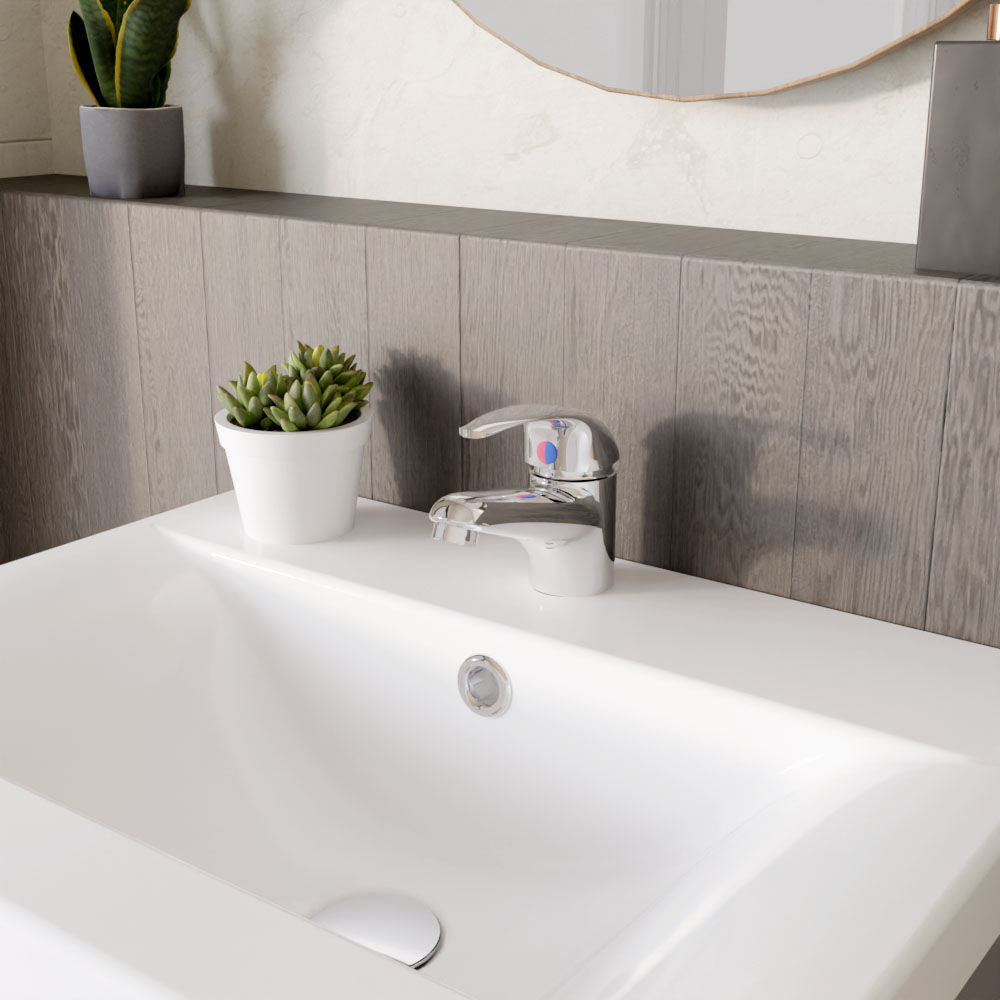 [BTOD345] Balterley Willow Single Lever Mono Basin Mixer Tap with Push Button Waste - Chrome - Lifestyle 3