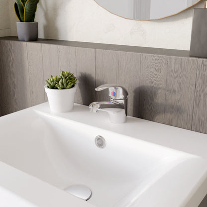 [BTOD345] Balterley Willow Single Lever Mono Basin Mixer Tap with Push Button Waste - Chrome - Lifestyle 3