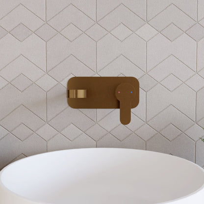 [BTPR1528] Consall Round Wall Mounted Basin Tap - Choice of Finish - Lifestyle 1
