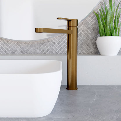 [BTPR1570] Consall Round High-Rise Mono Basin Mixer Tap, 290 x 52 x 187mm - Choice of Finish - Lifestyle 1