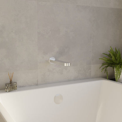[BTPR300] Balterley Pride Contemporary Bathroom Round Wall Mounted Bath Spout, 45mm, Chrome - Lifestyle 3