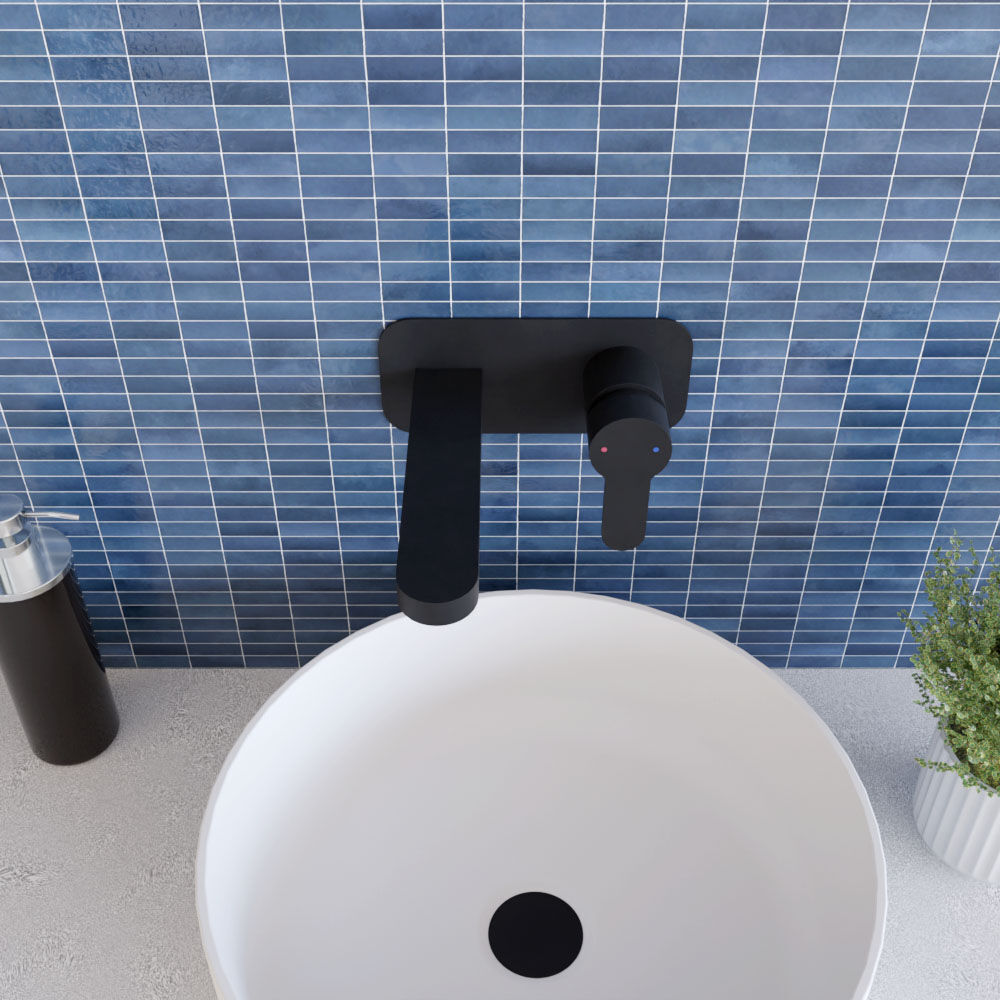 [BTPR428] Consall Round Wall Mounted Basin Tap - Choice of Finish - Lifestyle 2