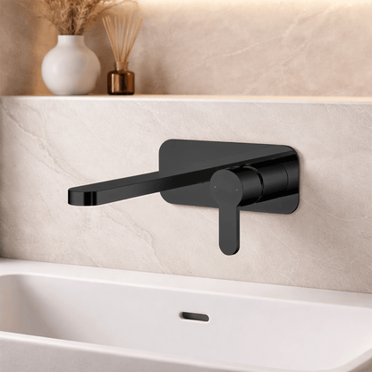 [BTPR428] Consall Round Wall Mounted Basin Tap - Choice of Finish - Silo