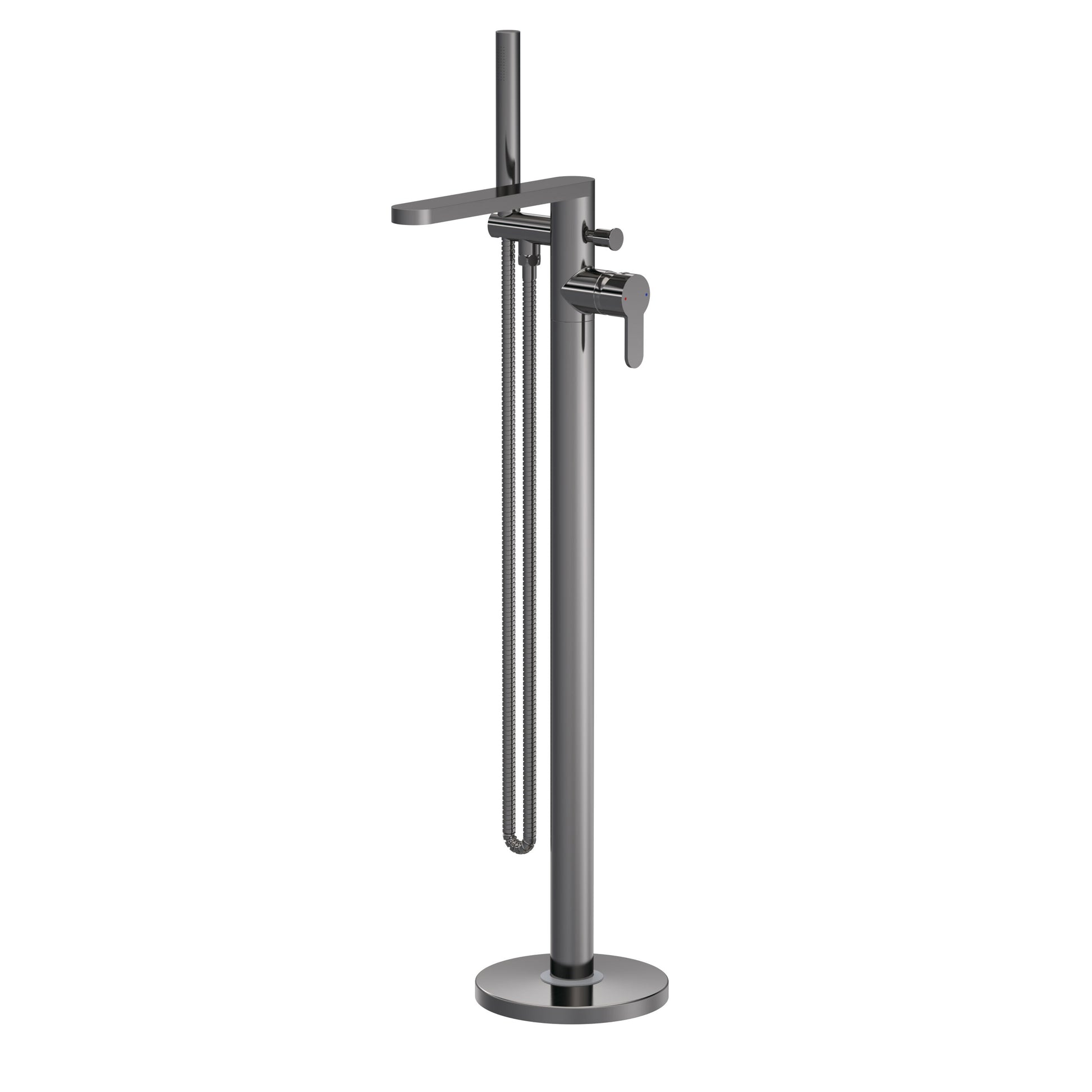 [BTPR721] Consall Freestanding Round Bath Shower Mixer Tap with Kit - Choice of Colour - Cutout