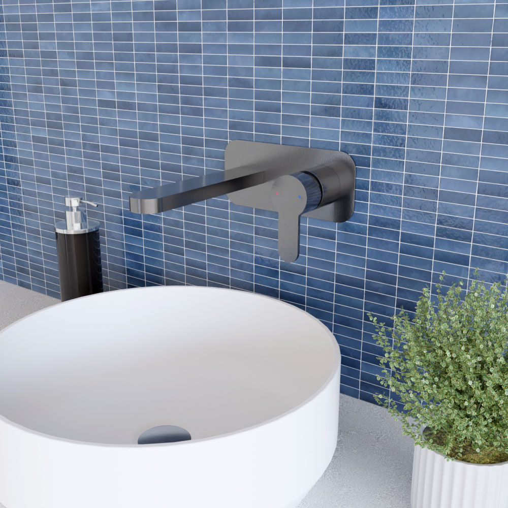 [BTPR728] Consall Round Wall Mounted Basin Tap - Choice of Finish - Lifestyle 3