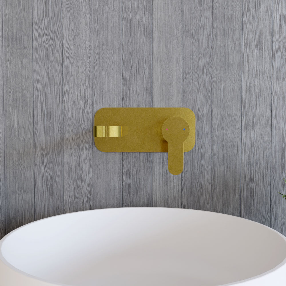 [BTPR828] Consall Round Wall Mounted Basin Tap - Choice of Finish - Lifestyle 1