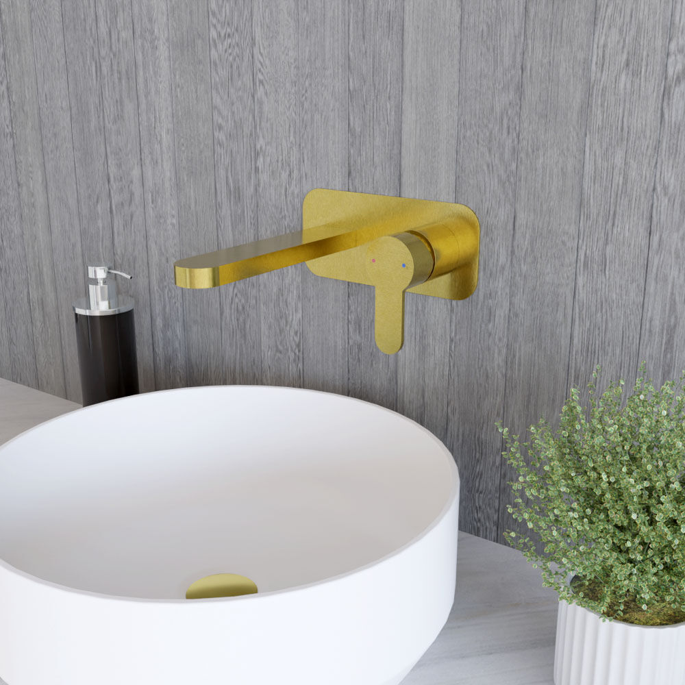 [BTPR828] Consall Round Wall Mounted Basin Tap - Choice of Finish - Lifestyle 3