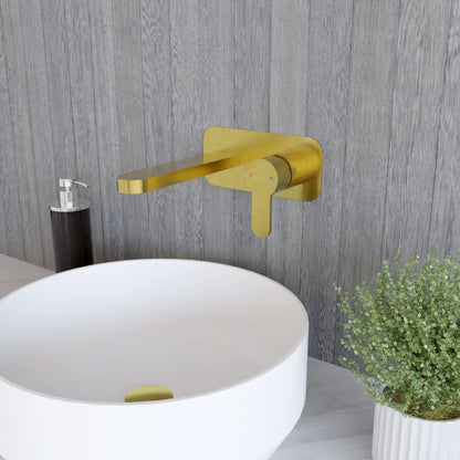 [BTPR828] Consall Round Wall Mounted Basin Tap - Choice of Finish - Lifestyle 3