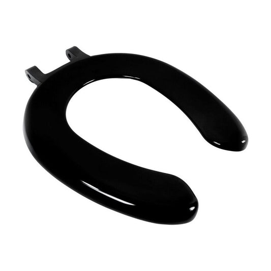 [BTS02XSS] Crescent Thermoset Toilet Seat – Black - Cutout