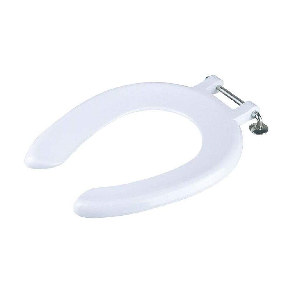 [BTS04XSS] Crescent Toilet Seat – White - Cutout