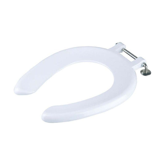 [BTS04XSS] Crescent Toilet Seat – White - Cutout