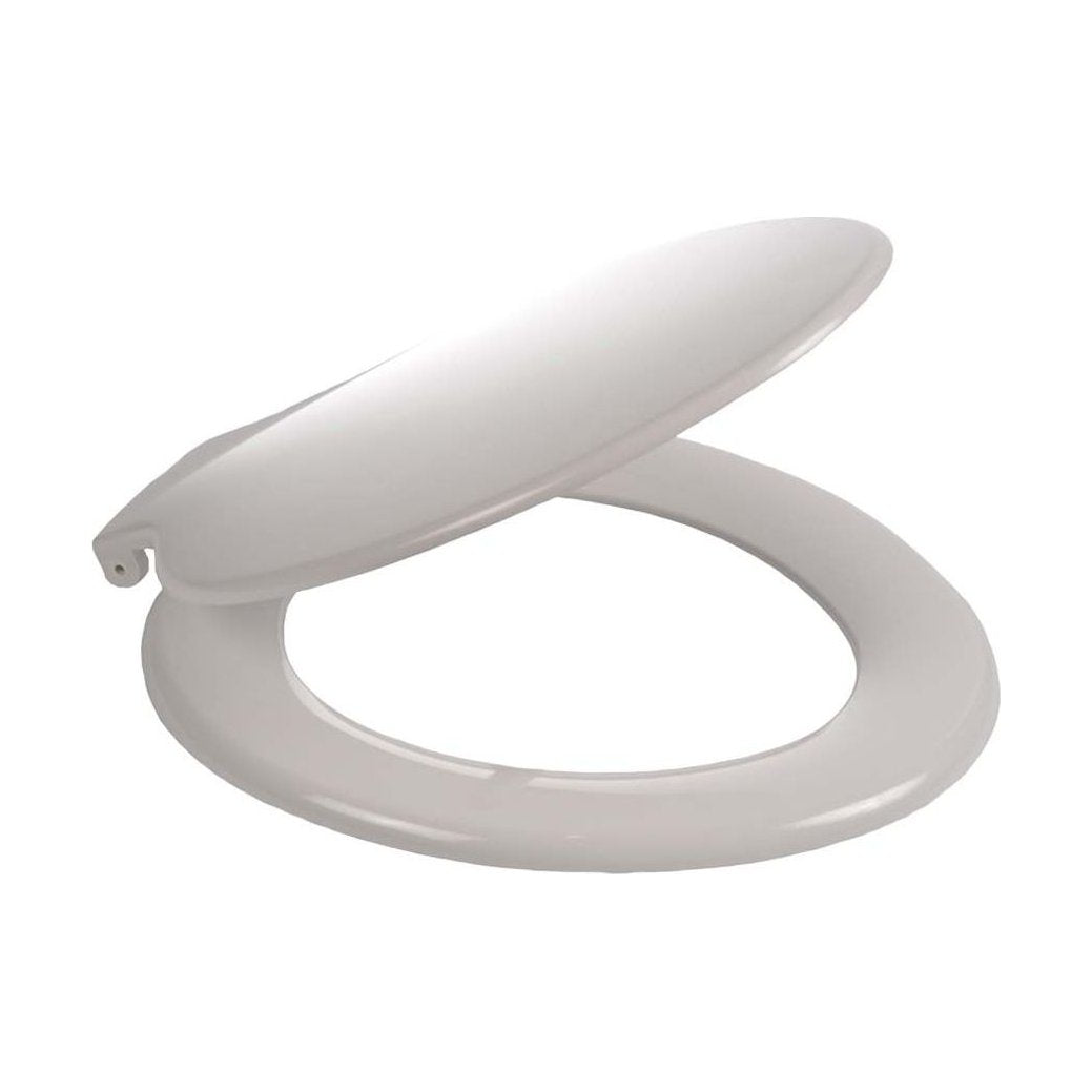 [BTSALP04] Standard Round Toilet Seat 370mm Plastic Hinge – White - Cutout