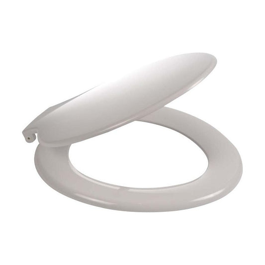 [BTSCAL04] Standard Round Toilet Seat Plastic Hinge – White - Cutout