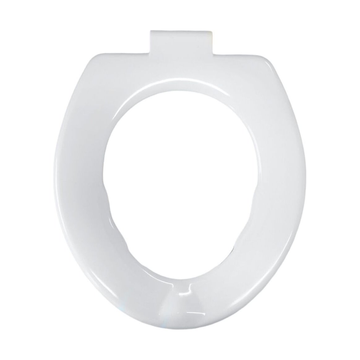 [BTSI51WY] Balterley Antibacterial Toilet Seat 158mm Hinges – White - Cutout