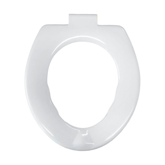 [BTSI51WY] Balterley Antibacterial Toilet Seat 158mm Hinges – White - Cutout